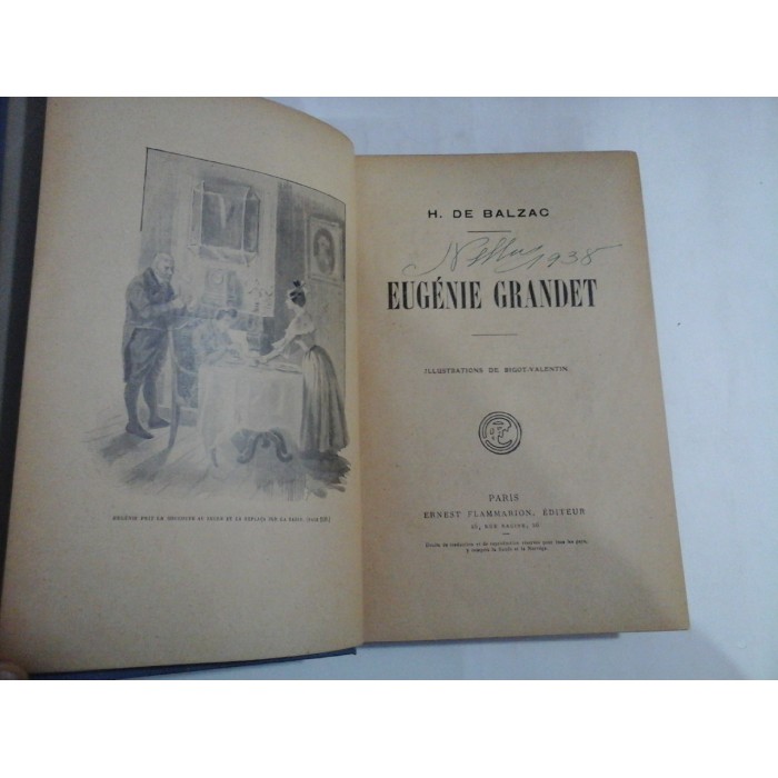    EUGENIE  GRANDET (in limba franceza) -  HONORE  DE  BALZAC 